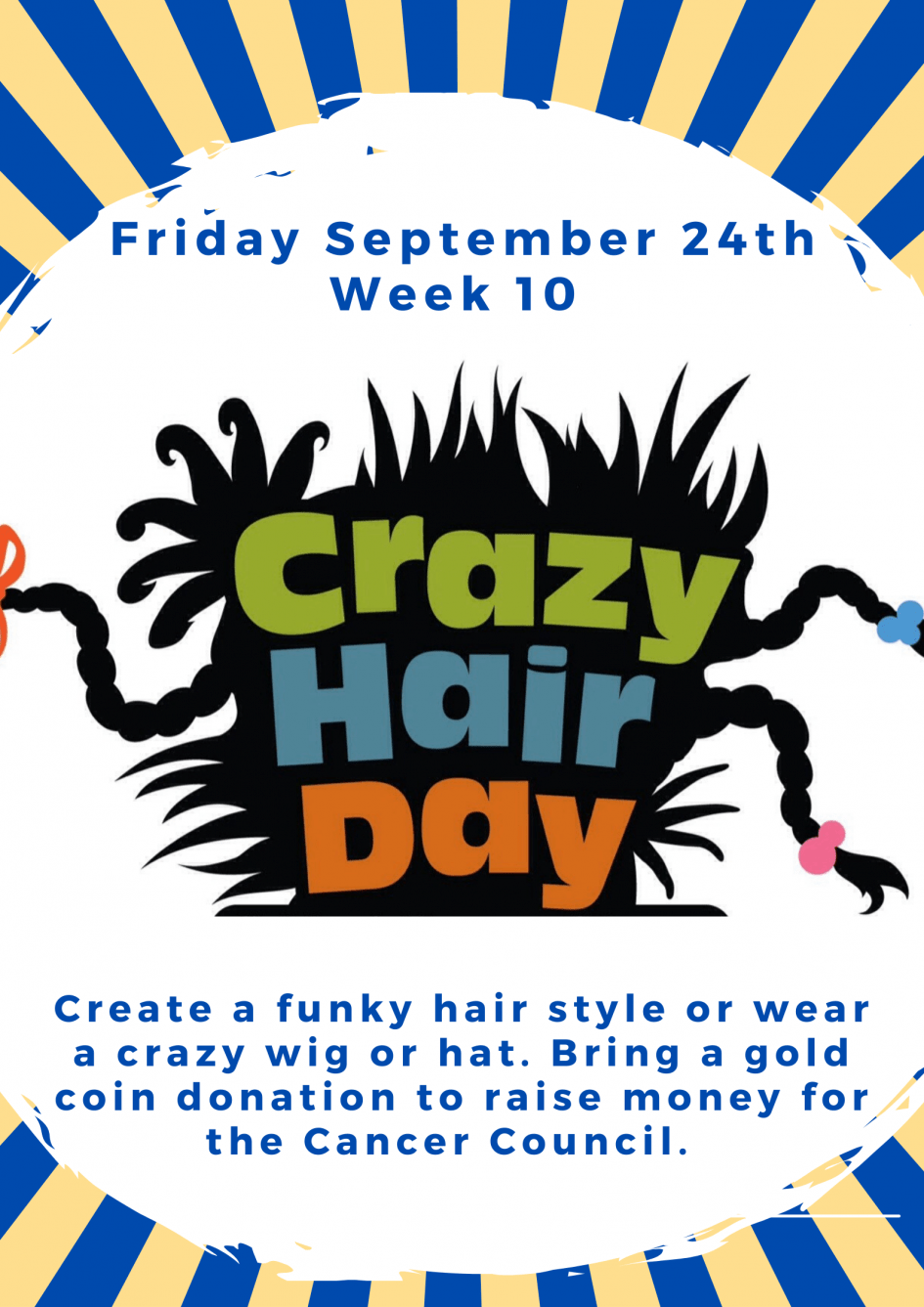 Crazy Hair Day: Unite and Fight Like Crazy Against Drugs – THE
