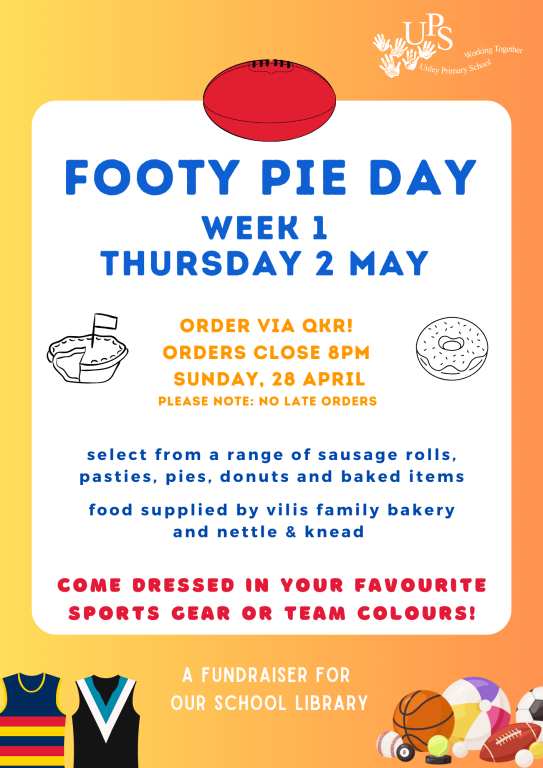 Footy Pie Day 2024 – Unley Primary School News