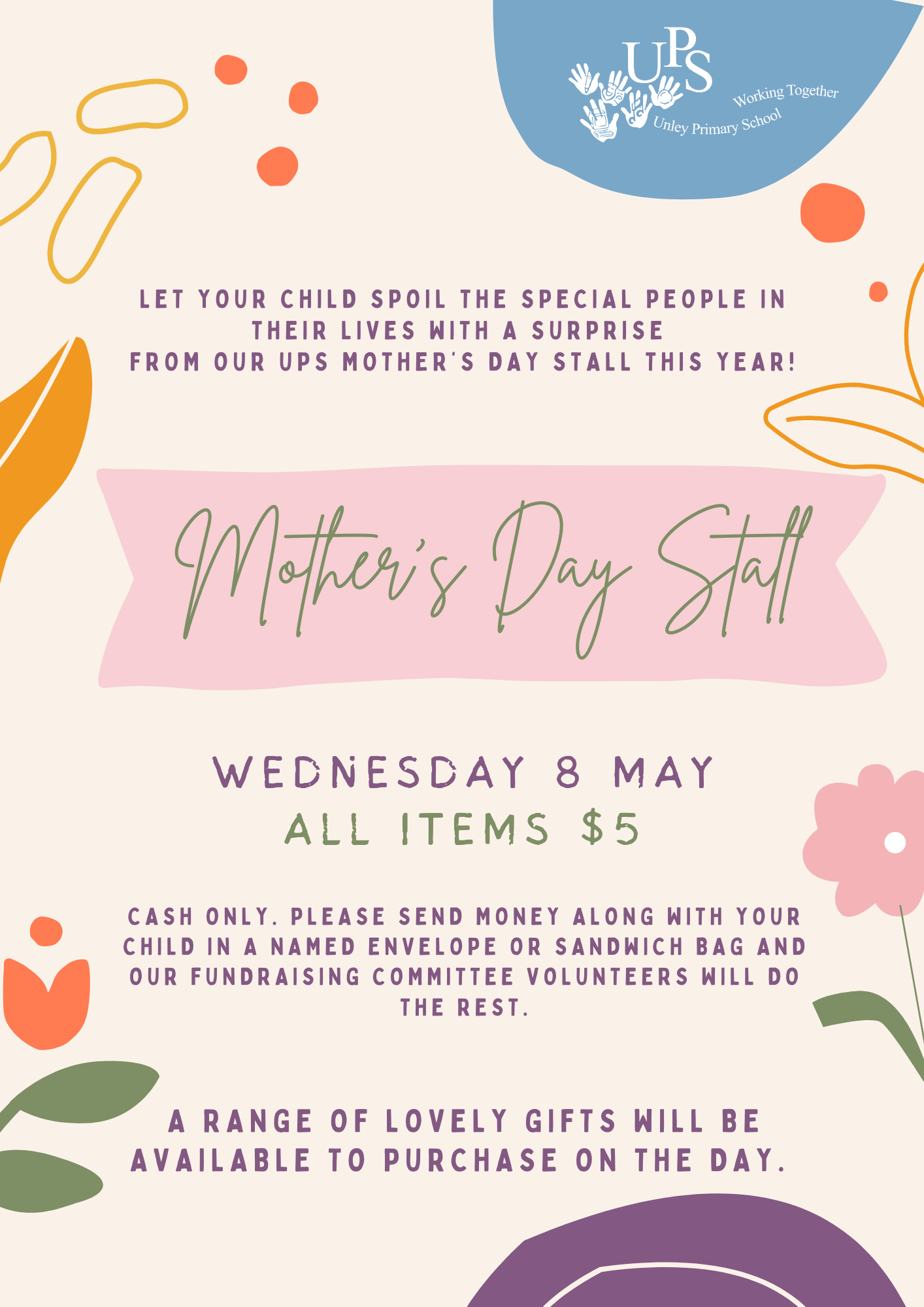 Mother’s Day Stall – Unley Primary School News